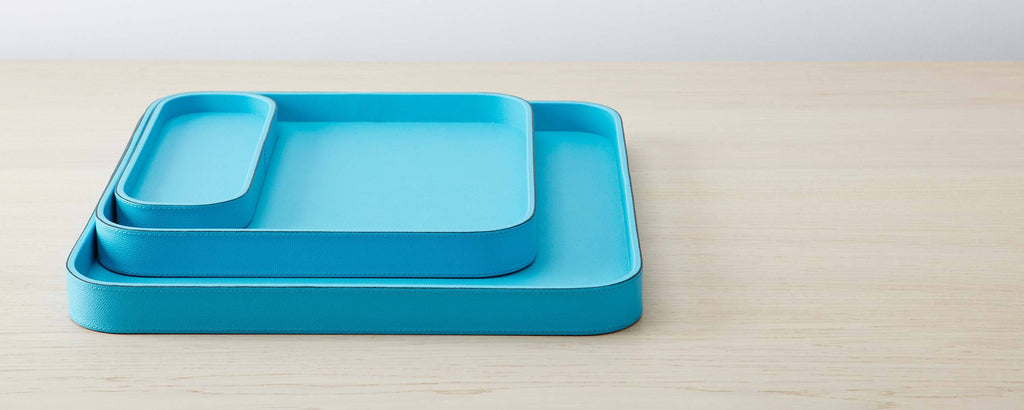 turquoise trays