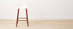 resin walnut counter stools
