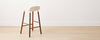 resin walnut counter stools
