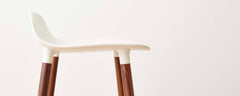 resin walnut counter stools