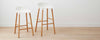 resin walnut counter stools