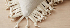 knotted trim pillows