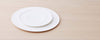 white plates