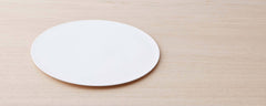 white plates