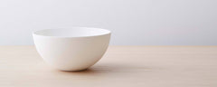 white bowls
