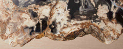 petrified wood end tables