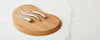 forma serving board and cheese knives