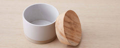 dipped glazed canisters