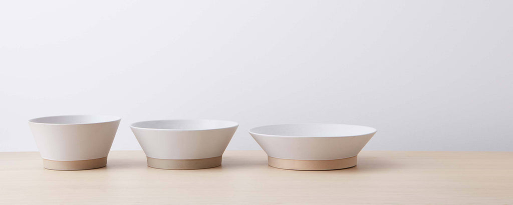 dipped glazed serving bowls
