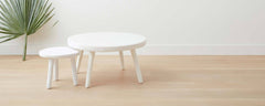 white resin stool coffee tables