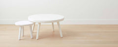 white resin stool coffee tables