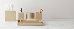 light shagreen bath collection