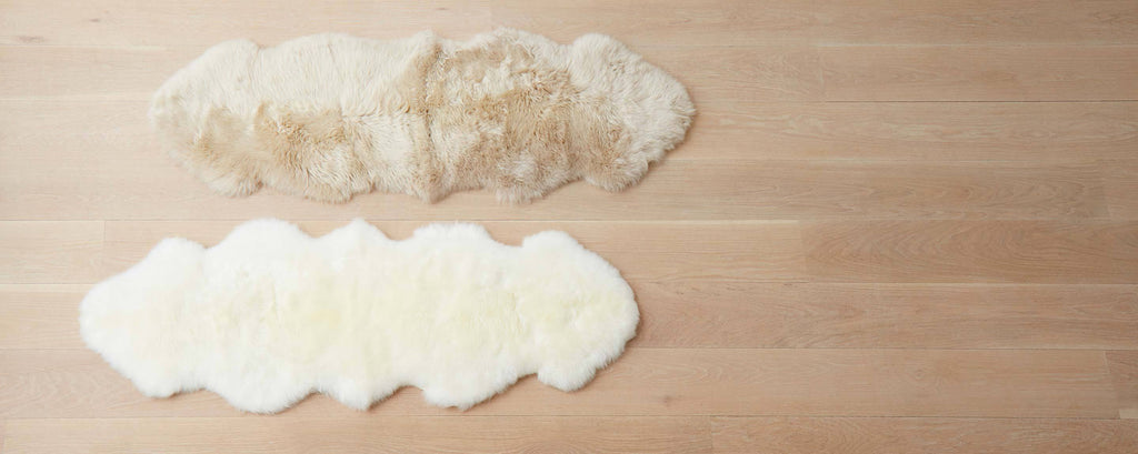 double sheepskin rugs