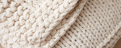 extra chunky cotton pillows and throw