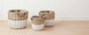 white dipped willow baskets