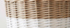 white dipped willow baskets