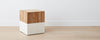cement teak stools