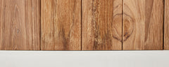 cement teak stools