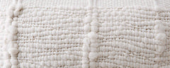 natural vertebra pillows and throw