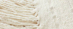llama boucle pillows and throw