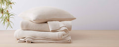 homenature knit blankets and shams