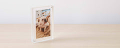 lucite photo frames