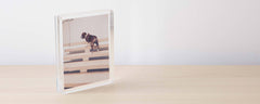 lucite photo frames