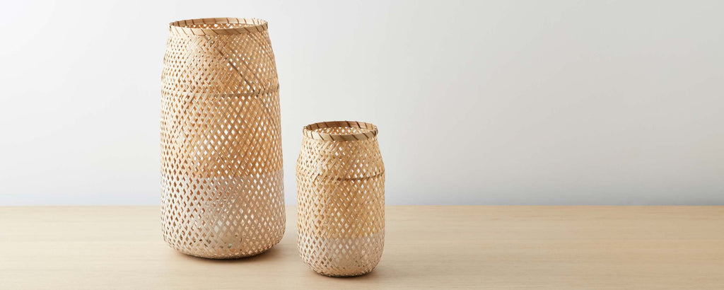 natural white bamboo hurricanes