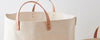 natural canvas buckets