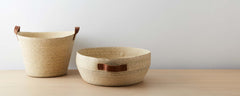 palm baskets with handles