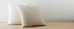 natural woven pillows