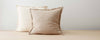 birch cream cotton pillows