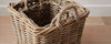 gray wash rattan baskets