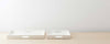 white lacquered tray
