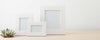 white lacquer frames