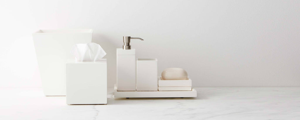 white bath collection