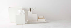 white bath collection