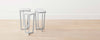 chrome marble end tables