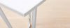 chrome marble end tables