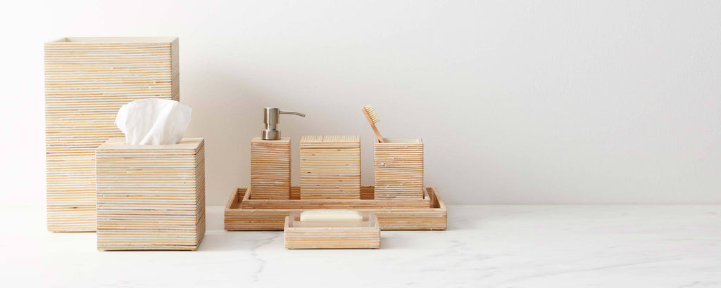 rattan bath collection