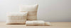 llama camel stripe pillows and throw