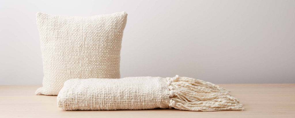 alma pillow and throw