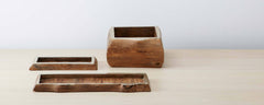 pine silver trim boxes