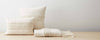 llama natural stripe pillows and throw