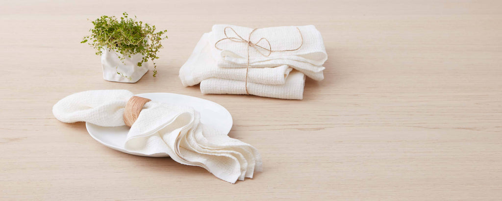 waffle linen napkins
