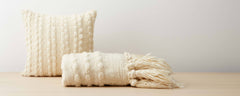 nora pillow and throw