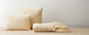 seba natural pillows and throw