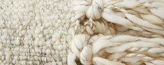 natural gray pillows and throw