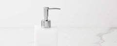 white lucite bath collection