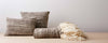 charcoal natural pillows and throw